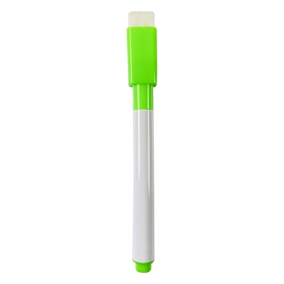 Dry Erase Whiteboard Markers with Built-In Eraser, Dry Wipe Marker Pens, Smooth Writing Board Markers, Portable Fine Tip Markers, Quick Clean Refrigerator Board Pens, Whiteboard Drawing Markers