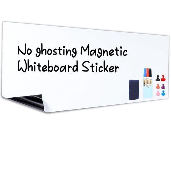Dry Erase Whiteboard Sticker 48" x 71" Peel And Stick Wall Mount
