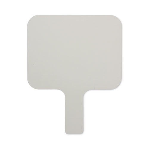 Dry Erase Paddle, 9.75 x 8, White Surface, 12/Pack Dry Erase Paddle, 9.75 x 8, White Surface, 12/Pack