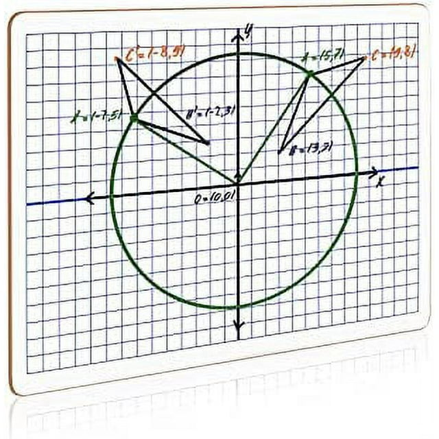 Dry Erase XY Axis Lap Board 9”X12” Interactive Learning Coordinate