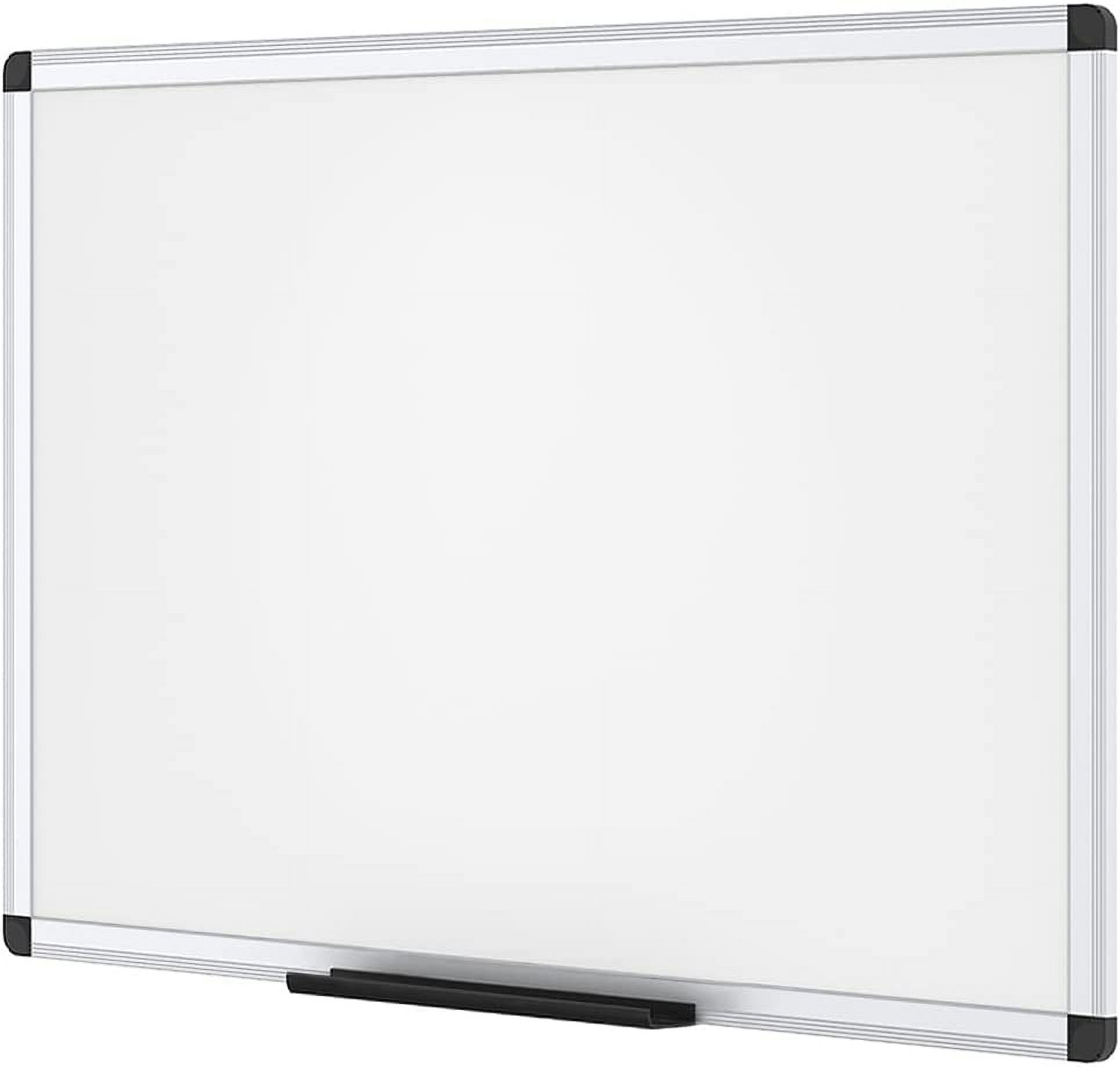 48x32 Inch Magnetic Dry Erase Whiteboard with Silver Aluminum Frame ...