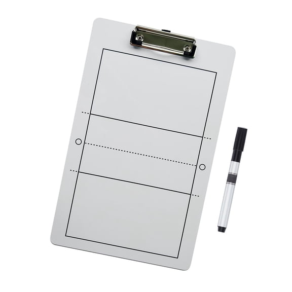 Sport Strategy Coaching Boards 13.78x8.66inch Drawing Marker Portable for Basketball /Volleyball/Handball /Football
