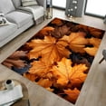 thumbnail image 1 of Dry Fall Leaves Decor Rug, Modern Design Rugs 2' x 3', 1 of 6