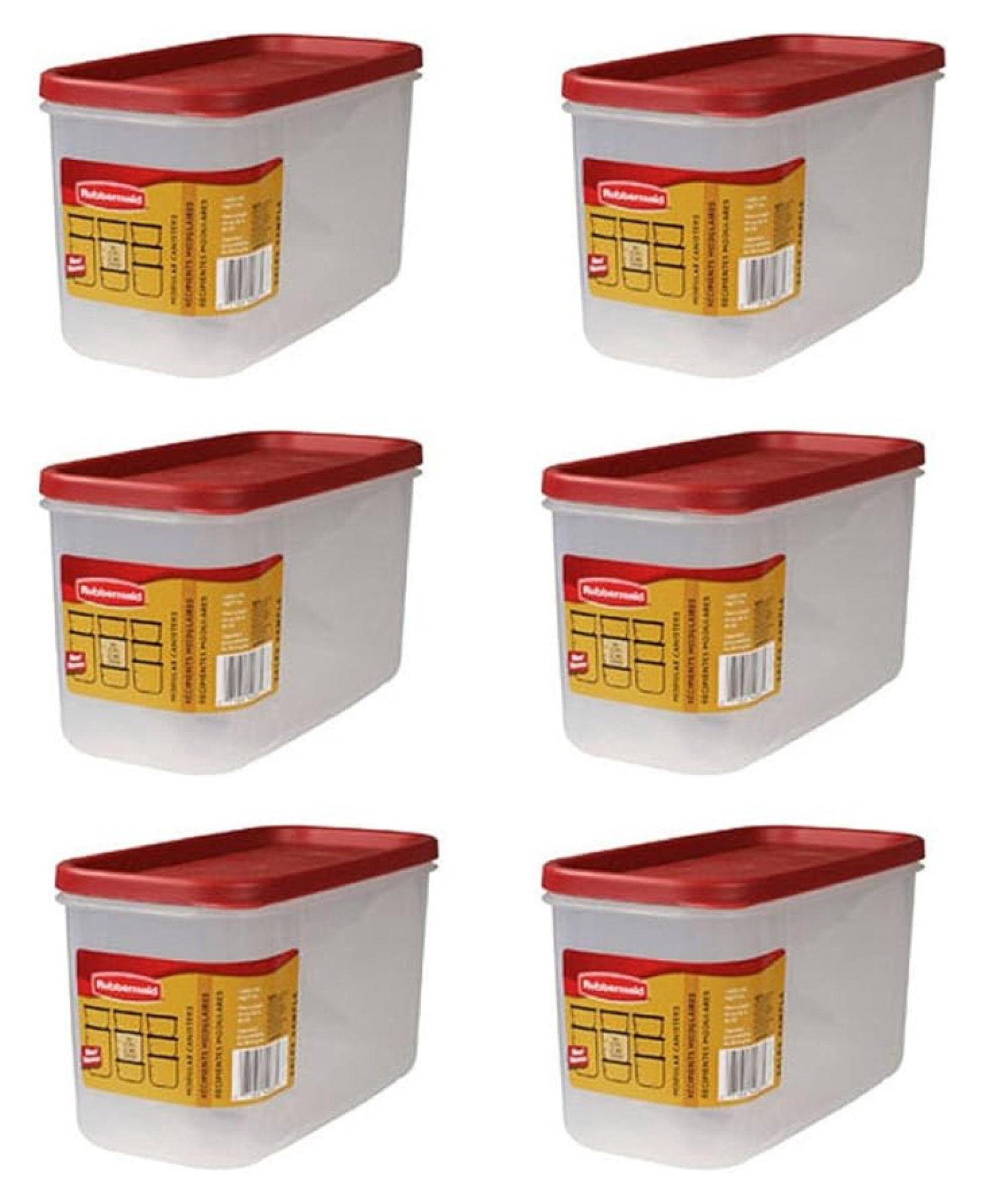 Dry Food Storage Containers 10 Cup, Clear Plastic Food Keeper with ...