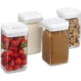 Dry Food Storage Containers AirTight Containers 0.5 gallon (4 Pack