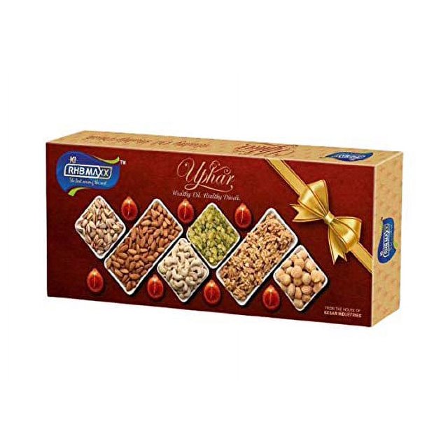 Dry Fruit Hub Dry Fruits Box with Dry Fruits 600gms Combo Pack (Cashew