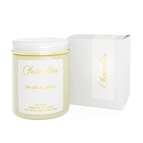 Dry Gin & Cypress Scented Soy Candle