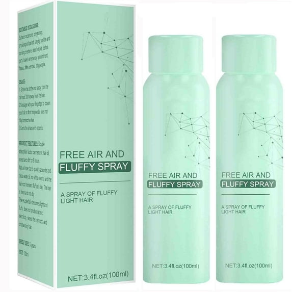 Dry Hair Spray 100ML - Quick Volume, Long Lasting Refreshing Spray, Oil Control, Volumizing, Non-Sticky, for All Hair Types, Hair Lift, Easy to Use, for Special Occasions, Instant Makeup Organizers