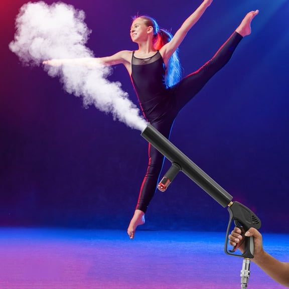 Dry Ice Machine, CO2 Fog Machine Smoke Gun, Professional Stage Fogger with 3 Meter Tube for Creating Low-Lying Fog Effects at Concerts, Clubs, Weddings, and Photo Shoots