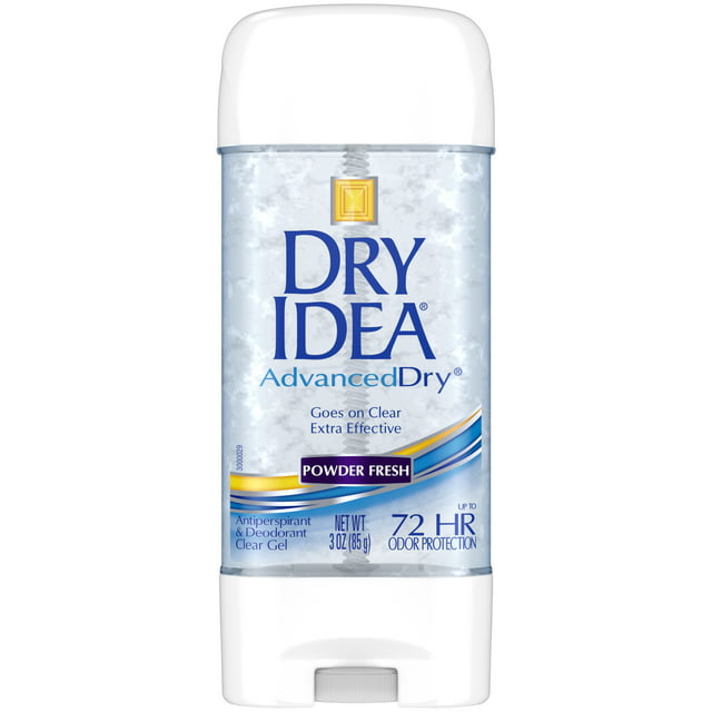 Dry Idea AdvancedDry Antiperspirant Deodorant Gel, Powder Fresh, 3 oz