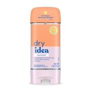 Dry Idea Gel Deodorant & Antiperspirant, 2X Longer Sweat Protection, 72-Hour Odor Protection, Unscented & Hypoallergenic for Sensitive Skin, 3 oz.