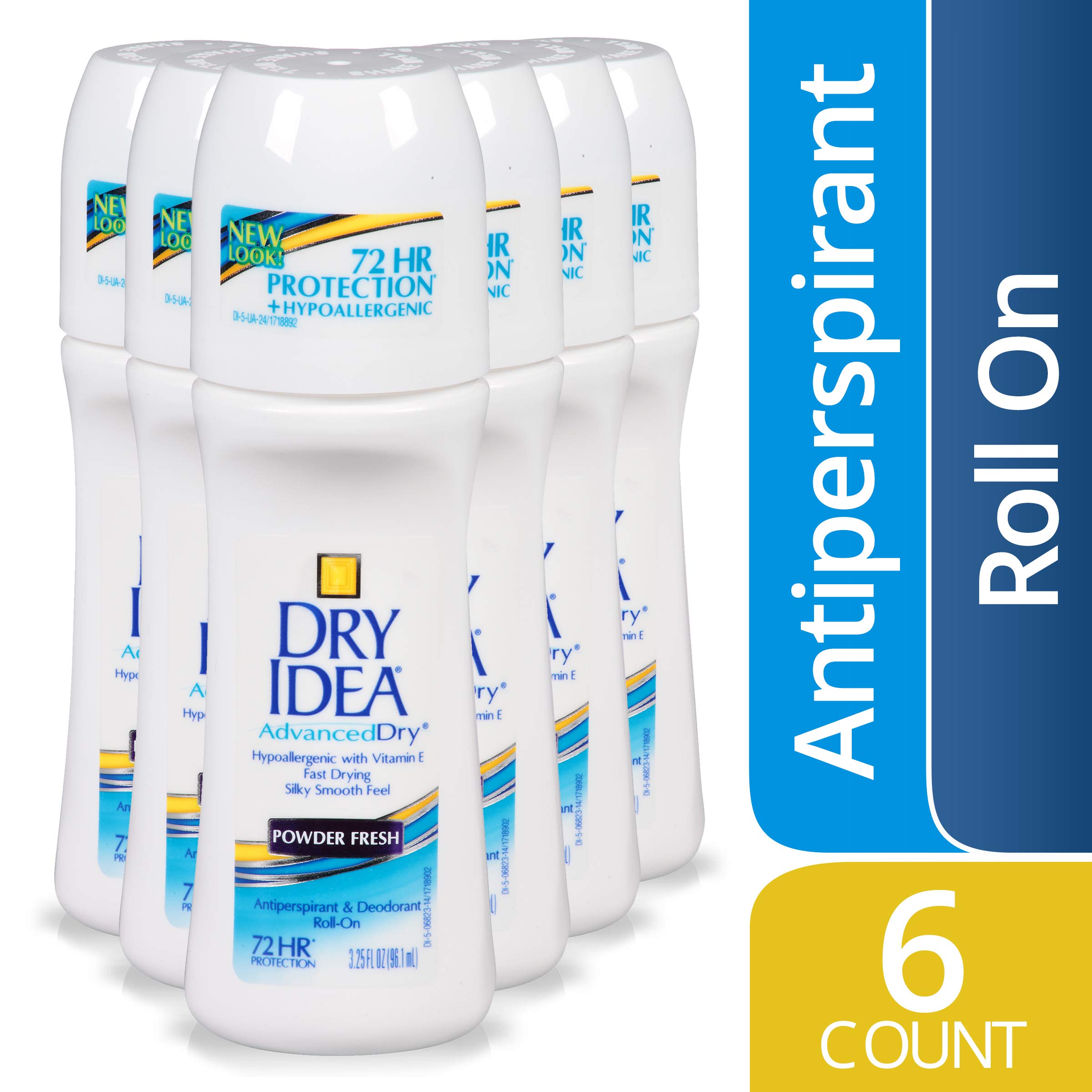 Dry Idea Roll On Deodorant Antiperspirant 2X Longer Sweat 