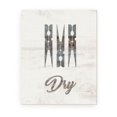 thumbnail image 1 of Dry Laundry Sign Rustic Framed Wood Farmhouse Wall Sign 12x15 (Unframed), 1 of 1