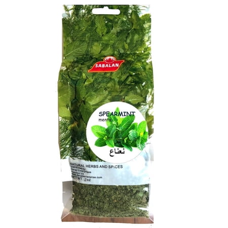 Dry Mint Flakes / Spearmint / All Natural / 2 oz