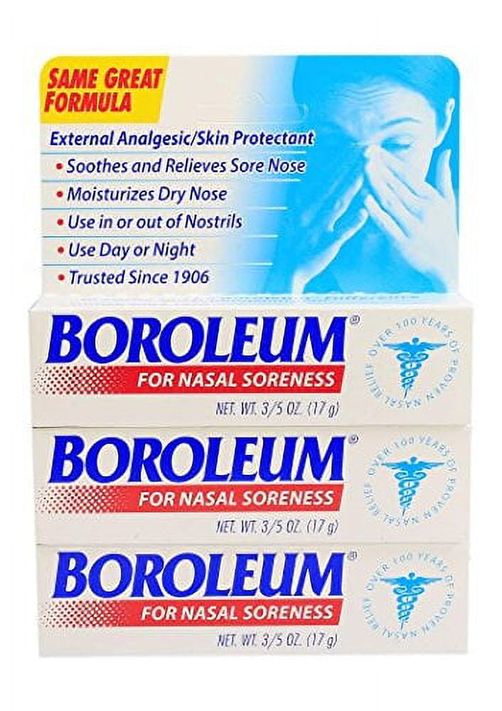 Dry Nose Relief by Boroleum Nasal Soreness & Stuffy Nose Relief