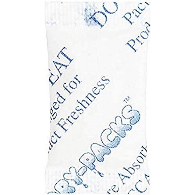 DryPacks Silica Gel Desiccants Packets 7/8" X 1 1/2" 1 Gram Packs