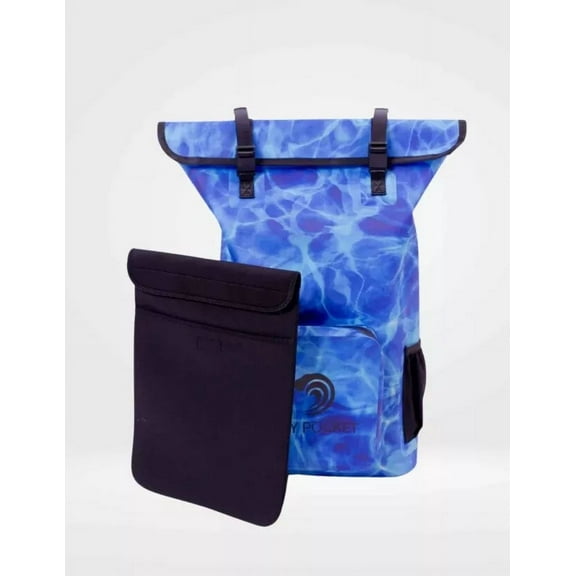 Dry Pocket Magnaguard 25L Auto-Sealing Waterproof, Floating Dry Bag, Aqua Blue