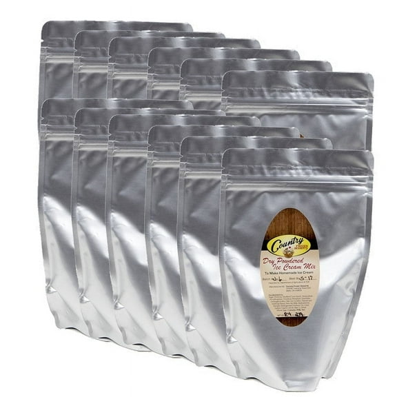 Dry Powdered Ice Cream Mix (6 Quarts) (12 Pack)