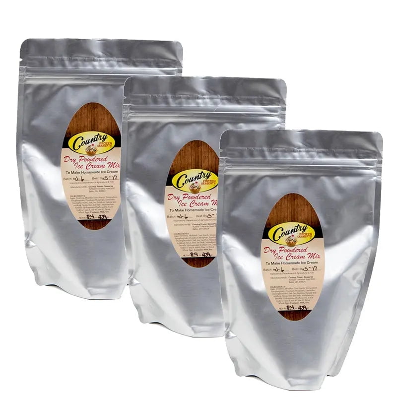 Dry Powdered Ice Cream Mix (6 Quarts) (3 Pack)