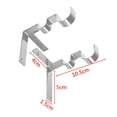 Dry Rack over The Hang Double Center Support Curtain Rod Bracket Into