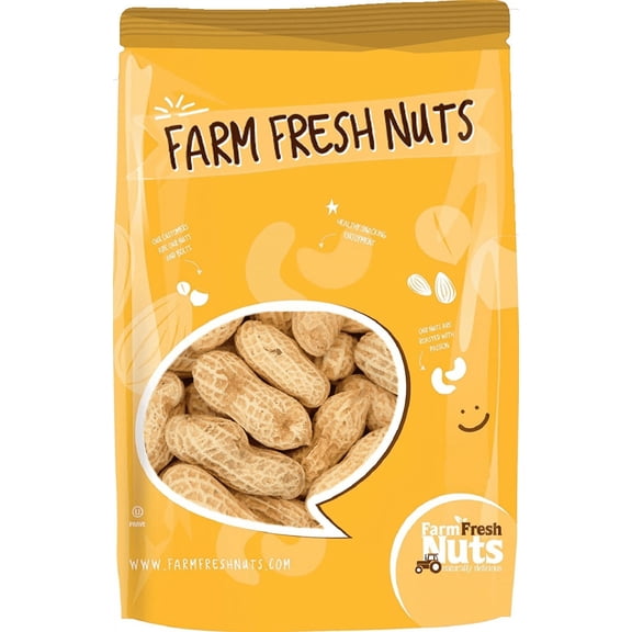 Dry Roasted In Shell Peanuts Salted (10 Lbs.) | Farm Fresh Nuts