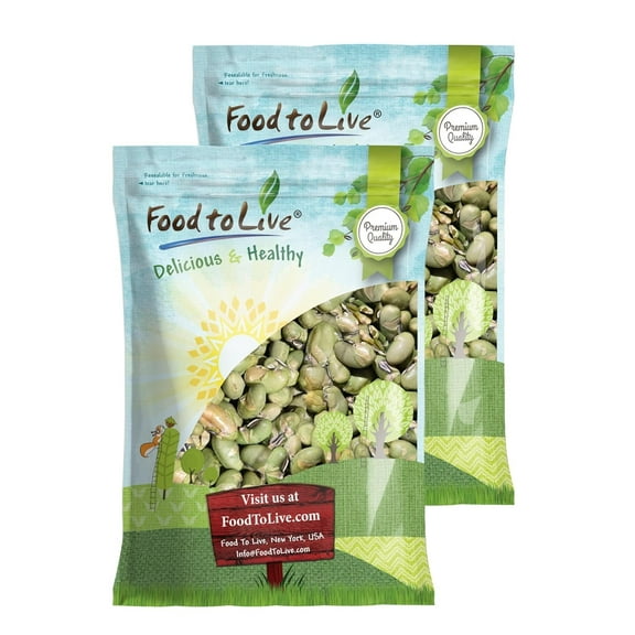 Dry Roasted and Salted Edamame Beans, 12 Pounds Vegan, Kosher, Bulk - by Food to Live