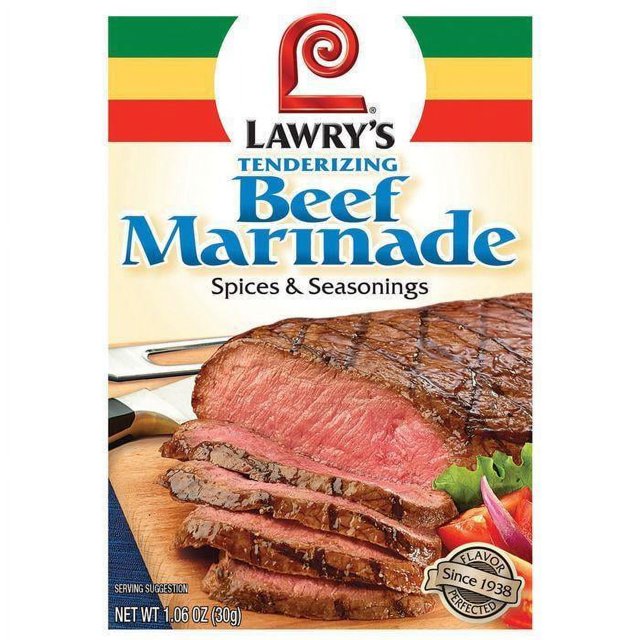 Dry Seasoning Beef Marinade Tenderizing Lawry's Spices & Seasonings 1.
