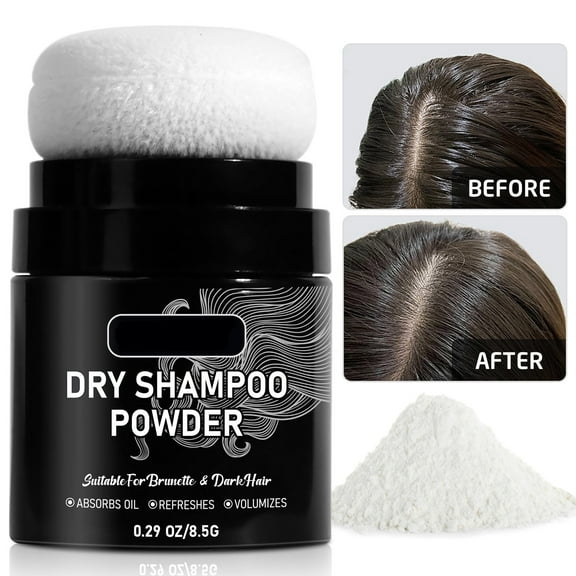 Dry Shampoo Powder for Women, Powder Dry Shampoo,Volumizing Hair, Absorb Excess Oil, Refresh Root, Natural Formula, Non-Aerosol, No White Cast, Travel Size Dry Shampoo Powder For All Hair Colors