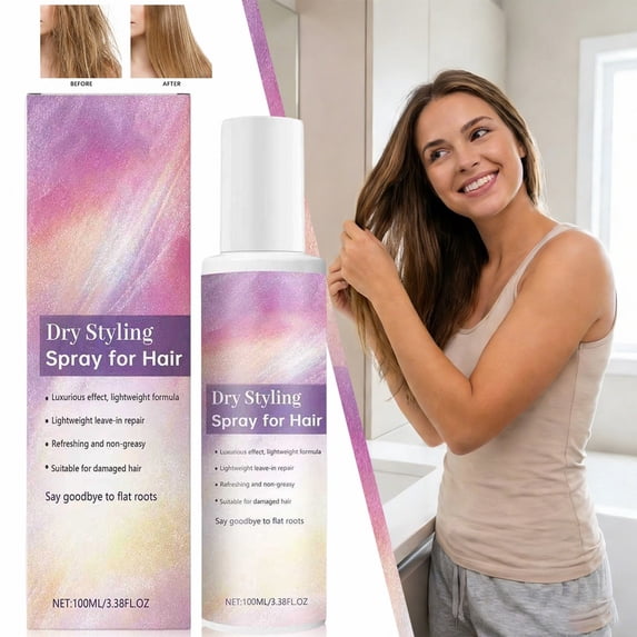 Dry Shampoo & Volumizing Spray - 100ml, Lightweight Texturizing Spray for Volume & Refreshment, No Stickiness, Portable Travel Size, Instant Oil Control & Freshness Makeup Organizers