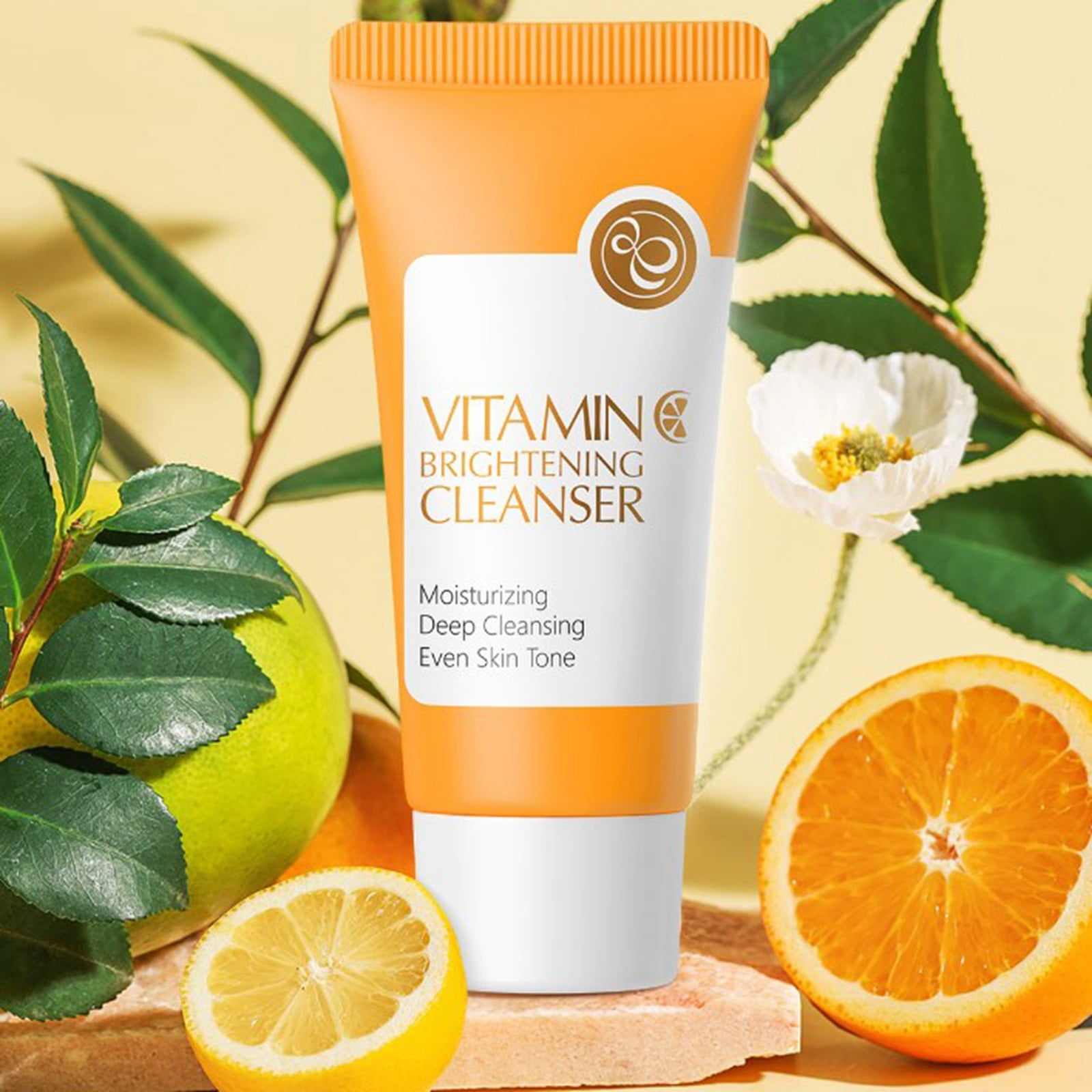 Dry Skin Face Wash Organic Vitamin C Facial Cleanser 50g Cleansing