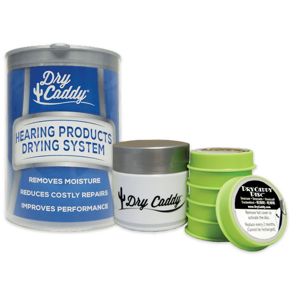 Dry & Store DryCaddy Drying System - Protection Against Moisture Damage for Hearing Aids