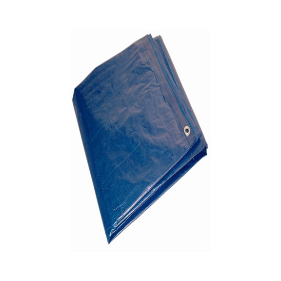 Dry Top 810 Medium Duty Tarp, 8x10 Feet, Blue (Pack of 4)