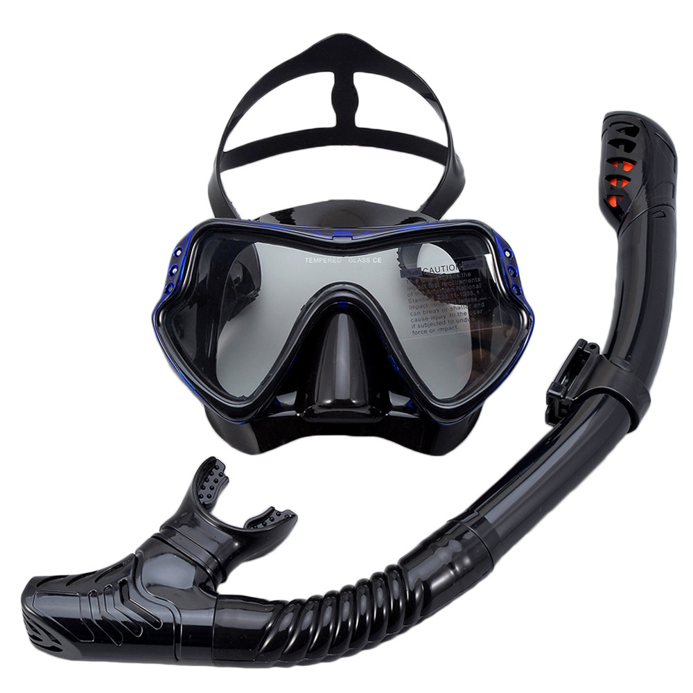 Dry Top Snorkeling Gear for Adults, Panoramic Anti-Leak and Anti-Fog ...