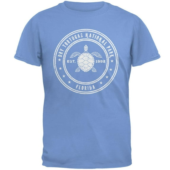 Dry Tortugas National Park Mens T Shirt Carolina Blue LG