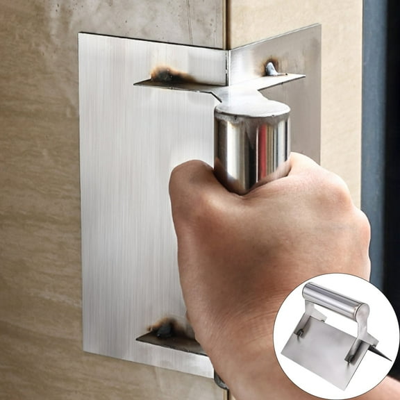 Dry Wall Corner Tool Stainless Inner And Outer Corner Corner 90 Right Angle Gypsum Corner Ergonomic Grip Hardware adapter