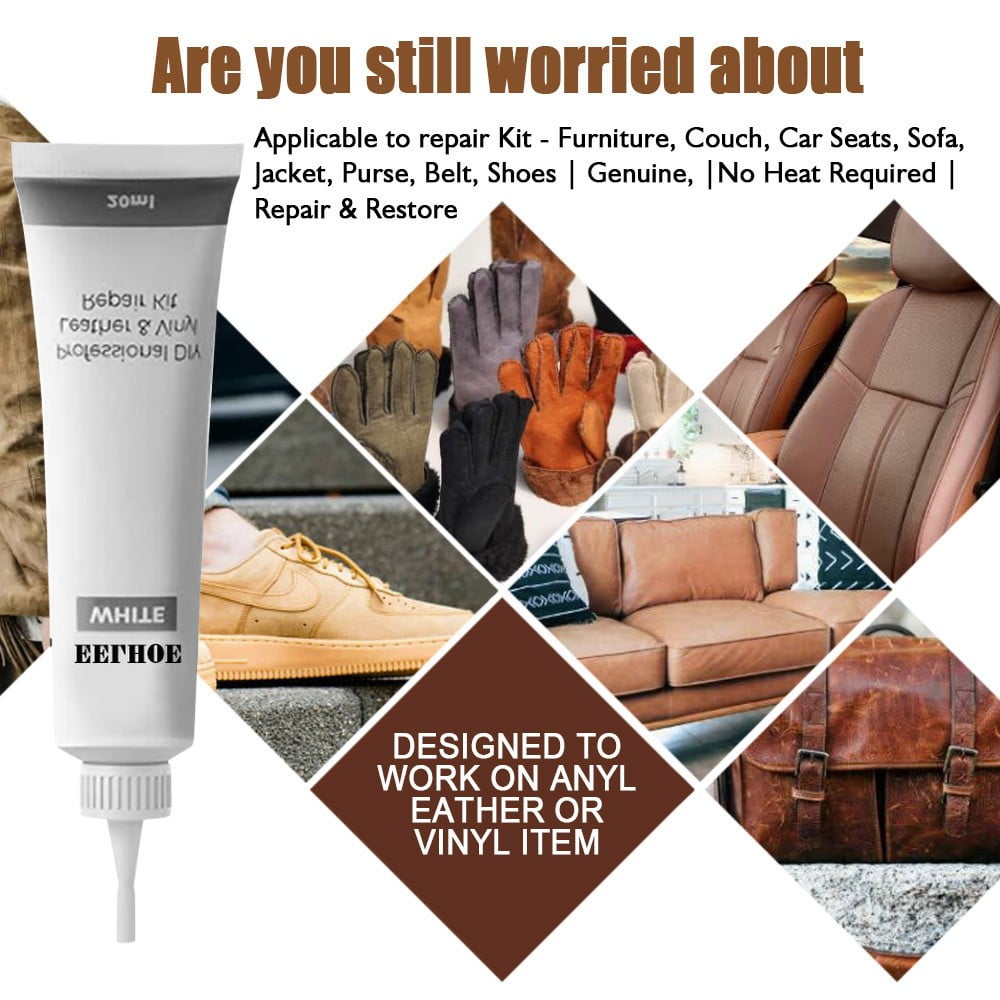 Dry Wall Fixing Seats Sofa Black Leather Jacket Furniture Couch Kit Car And Cleaning Supplies