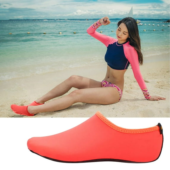 -Dry Water Shoes for Beach,Surfing & Snorkeling Non-Slip Aqua Socks Lightweight Swim Shoes for Men & Women XXXL Size 1 Pair