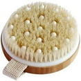 Dry / Wet Body Brush by C.S.M - Clear Dead Skin Cells While Reducing Cellulite and Toxins - Natural Bristles for Better Exfoliation