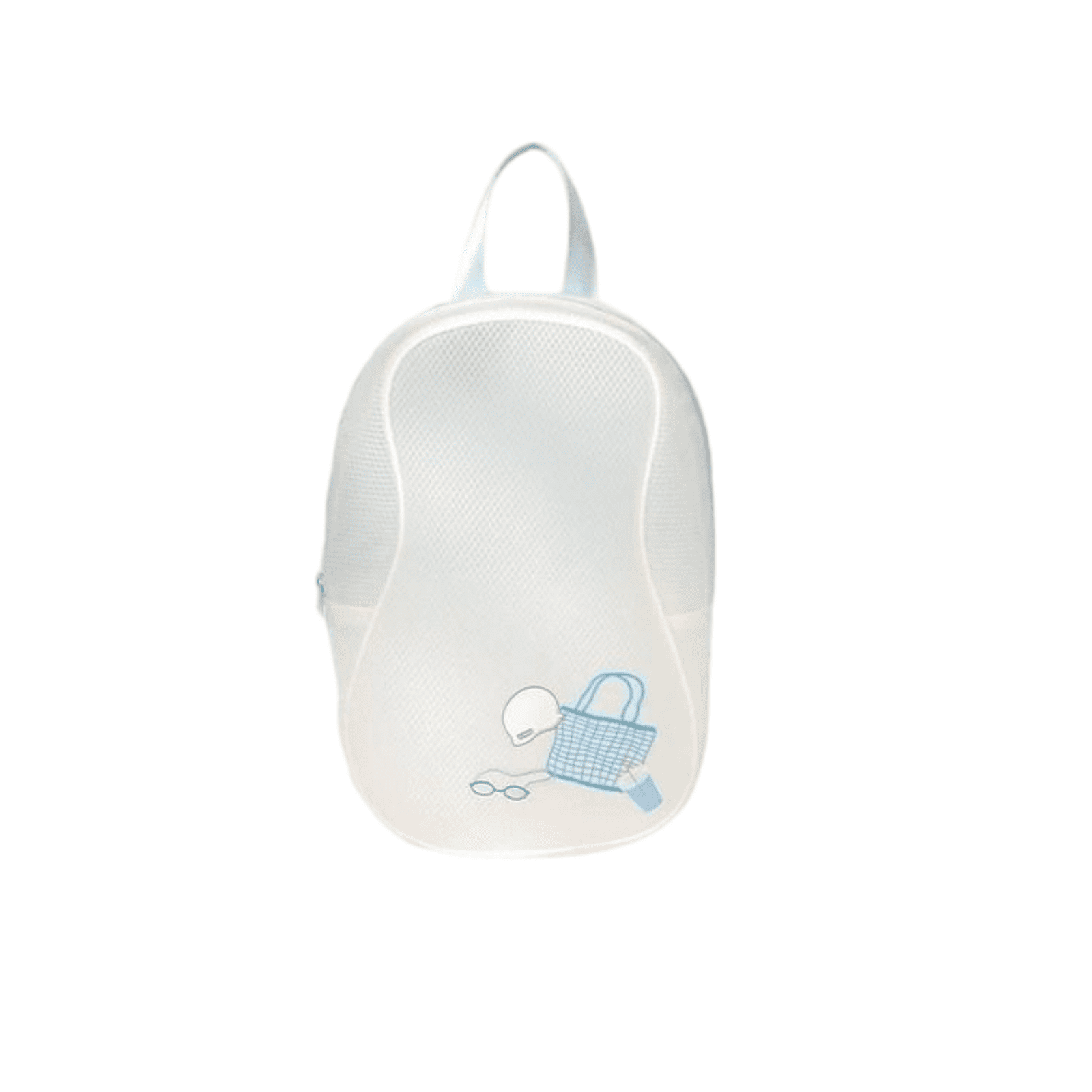 Dry Wet Departed Swim Bag, Waterproof PU Leather Sports Tote with Expandable Bottom, Large Capacity Gym Duffle for Pool, Beach and Outdoor Fitness, Pearl Alabaster