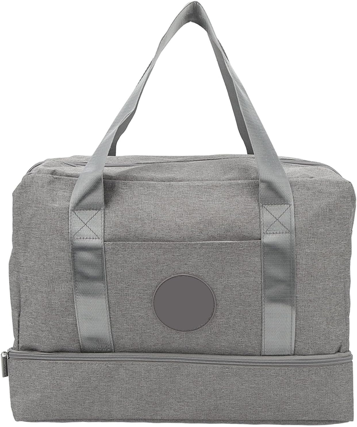 Dry Wet Separation Gym Bag, Waterproof 13.4x7.1x11.8inch Sports Duffel Bag with Shoe Compartment