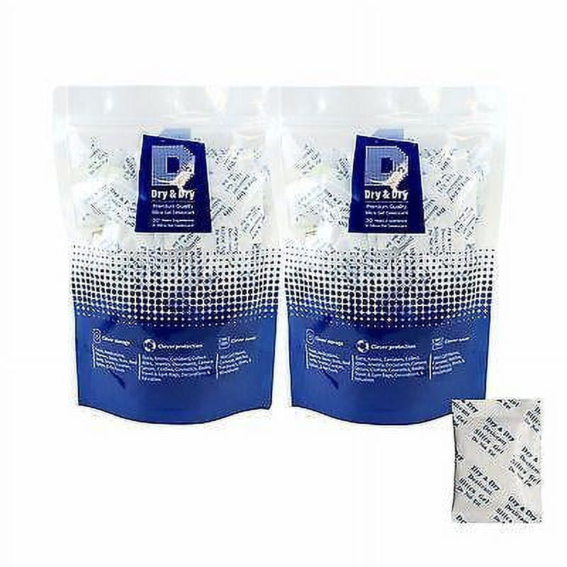 Dry and Dry Premium Silica Gel Packets, 5 Gram, 100 Packs