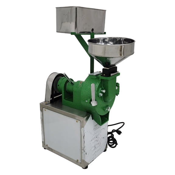 Dry and Wet Dual Function Mill Grinder Commercial Grain Grinding Machine with Two Different Grinding Wheels 110V