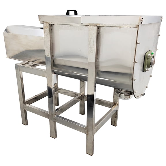 Dry and Wet Horizontal Mixer 220V Spiral Mixer Feed Powder Plastic Particles Mixing Machine