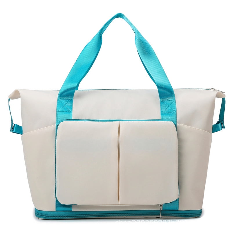Dry and wet separation sports portable shoulder bag yoga fitness bag ...