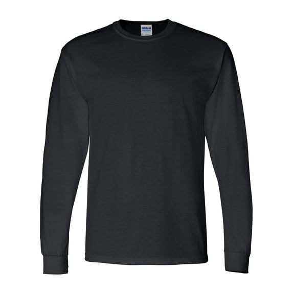 DryBlend 50/50 Long Sleeve T-Shirt, M, Black