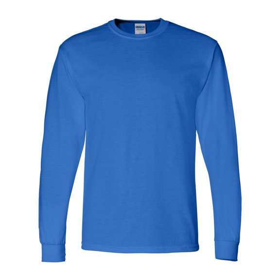 DryBlend 50/50 Long Sleeve T-Shirt, S, Royal