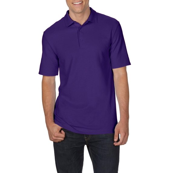 DryBlend Double Piqué Polo, 3XL, Purple