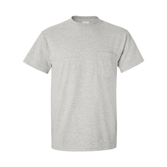 DryBlend Pocket T-Shirt, 2XL, Ash