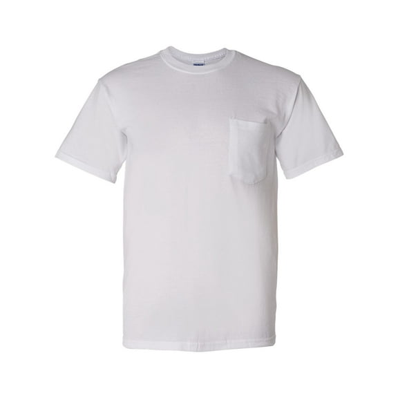 DryBlend Pocket T-Shirt, M, White