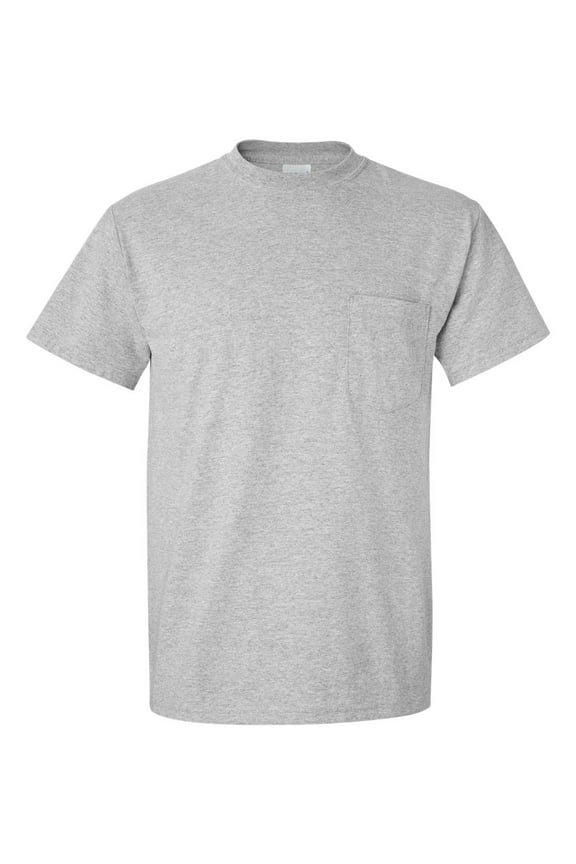 DryBlend Pocket T-Shirt, S, Sport Grey